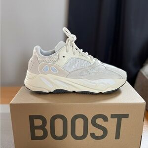 adidas Cream and White Athletic Shoes